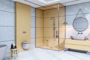 מקלחון בחדר האמבטיה