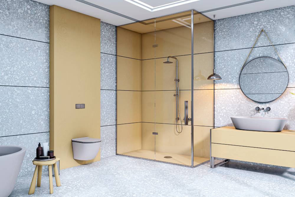 מקלחון בחדר האמבטיה