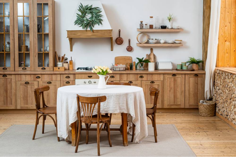 מטבח פורניר במראה כפרי-מודרני