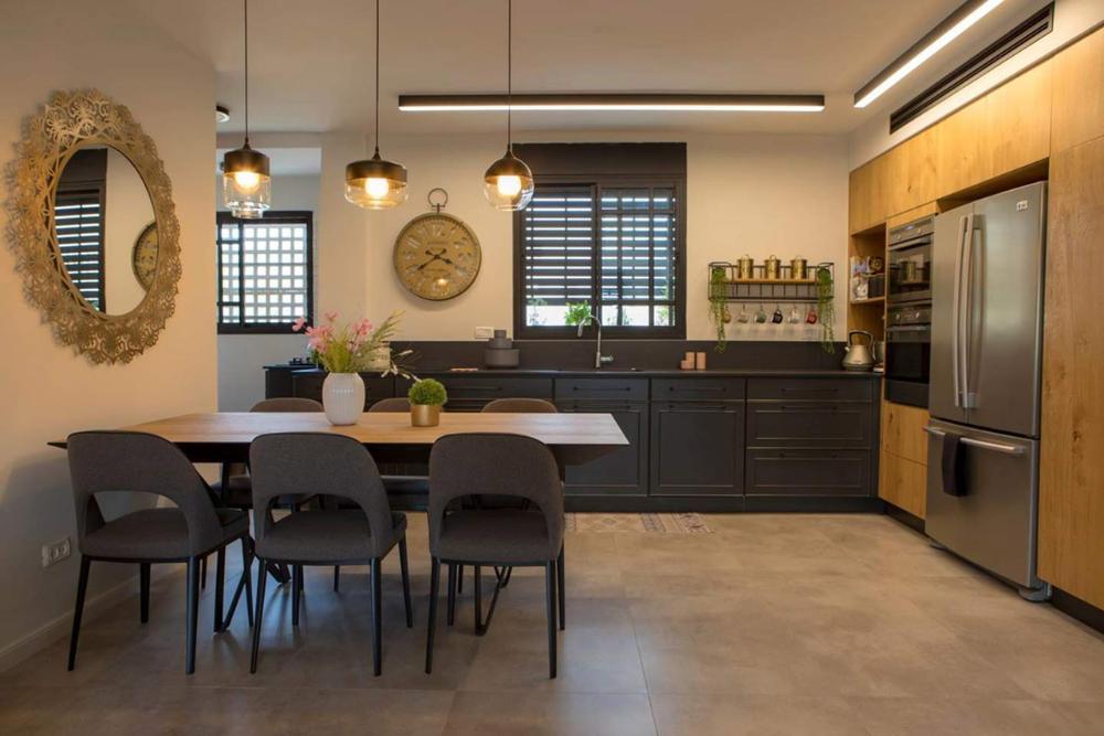 מטבח כפרי מעוצב