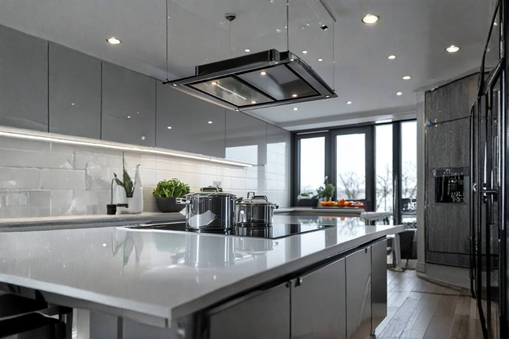 חיפוי זכוכית למטבח